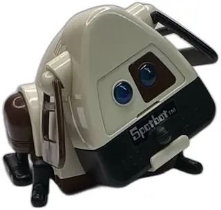 Tomy Spotbot Vintage Battery Operated Robot Dog 1980s Japan Brown White Toy