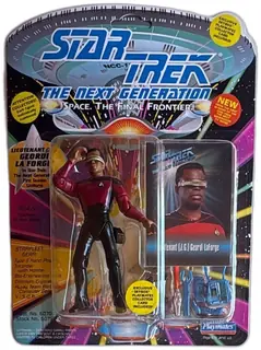 Star Trek Next Generation Geordi La Forge 1993 Playmates First Season Uniform MO