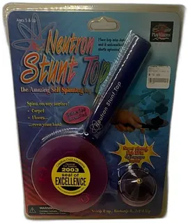 Neutron Stunt Top Play Visions 2004 Self Spinning Gyroscope Toy New Sealed