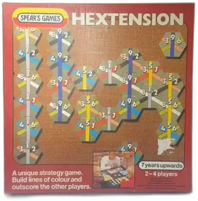 Spear's Games Hextension Vintage Board Game Complete 2-4 Players Model 1254