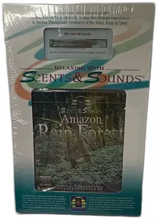 Scents And Sounds Amazon Rain Forest Rosewood CD And Oil Aromatherapy Set 1998