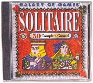 Galaxy Of Games Solitaire PC CD-ROM 50 Complete Games Windows 95 98 Gala Software