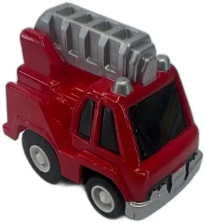 Vintage Red Miniature Diecast Fire Truck Toy Kids Collectible Made In China