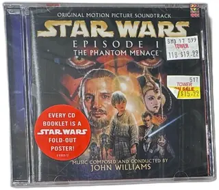 Star Wars Episode I Phantom Menace Soundtrack CD John Williams 1999 New