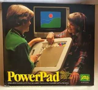 Chalk Board PowerPad Graphics Tablet 1983 For Commodore Atari In Box