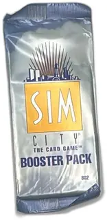 SimCity The Card Game Booster Pack 1994 Mayfair Games Factory Sealed