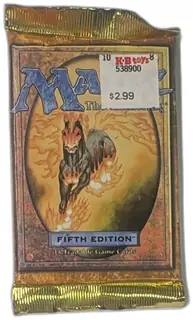 Magic The Gathering Fifth Edition Sealed Booster Pack 1997 Wizards 15 Cards