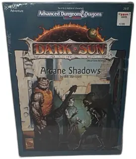 Advanced Dungeons Dragons Dark Sun Arcane Shadows AD&D 2nd Edition 1992 TSR Ne