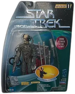 Star Trek Borg Warp Factor Series 1 Action Figure Playmates 1997 New