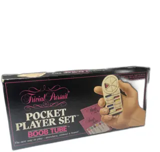 Trivial Pursuit Pocket Player Set Boob Tube 1987 Complete Mini Pack Game