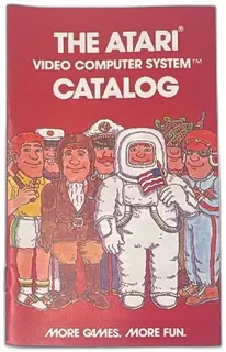 Atari Video Computer System Catalog 1978 Vintage Red Booklet CO12737-02 Arcade Games