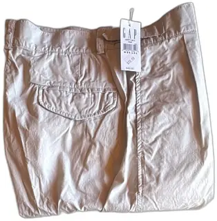 GAP Mens Classic Fit Pleated Khaki Chino Pants W36 L32 Cotton New With Tags