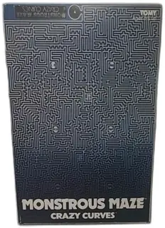 Tomy Monstrous Maze Crazy Curves No 7096 1982 Vintage Puzzle Game Japan