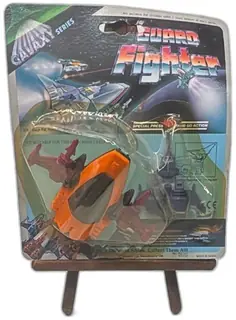 Vintage Galaxy Series Guard Fighter Toy Orange Black Burgundy MOC Silverlit