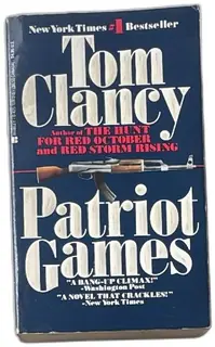 Tom Clancy Patriot Games Paperback 1988 Berkley Edition Thriller Novel Good