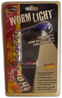 Nyko Worm Light Game Boy Color Pocket Accessory New Sealed 2000 Vintage