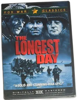The Longest Day DVD Fox War Classics THX Mastered Black And White 1962 New Seale