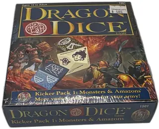 Dragon Dice TSR Kicker Pack 1 Monsters Amazons Sealed 1995 Polyhedral Set
