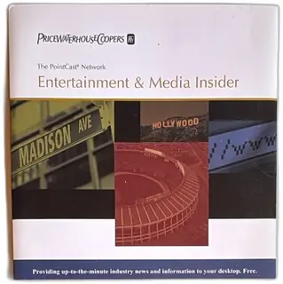 1998 PricewaterhouseCoopers PointCast Network Entertainment Media Insider Brochure