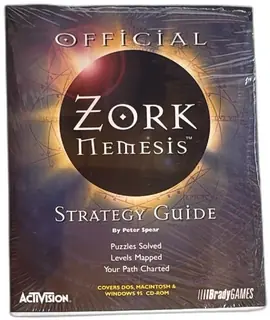 Zork Nemesis Official Strategy Guide BradyGames 1996 New Sealed Vintage PC Game Book