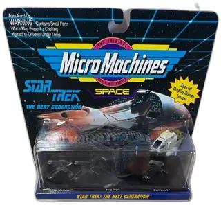 Micro Machines Star Trek The Next Generation Space Set 1993 Borg Ferengi Shutt
