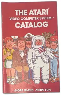 Atari Video Computer System 1978 Game Catalog CO12737 Original Vintage Brochure
