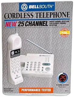 BellSouth Cordless Telephone 3581Z 25 Channel Autoscan New in Box Vintage 1995