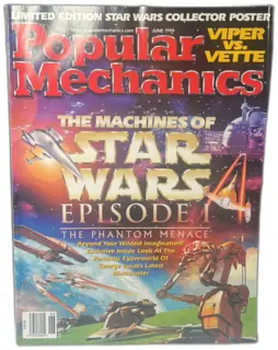 Popular Mechanics June 1999 Star Wars Episode I Phantom Menace Machines Issue