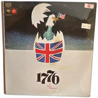 1776 Original Broadway Cast Vinyl LP Columbia Masterworks 3310 1969 Musical