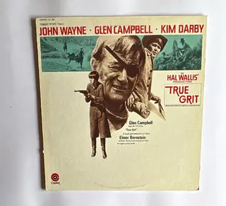 True Grit Original Soundtrack Vinyl LP 1969 Capitol ST263 John Wayne Glen Campbe