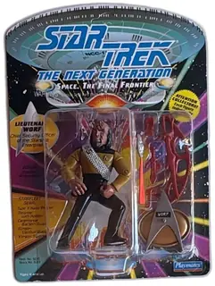 Star Trek The Next Generation Lieutenant Worf Playmates Action Figure 1992 New