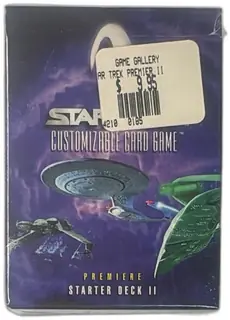Star Trek Customizable Card Game Premiere Starter Deck II Sealed 1998 Decipher