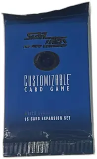 Star Trek TNG CCG White Border Edition 15 Card Expansion Pack Decipher 151