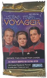 Star Trek Voyager Series 2 SkyBox Sealed Trading Card Pack 1995 Collectible