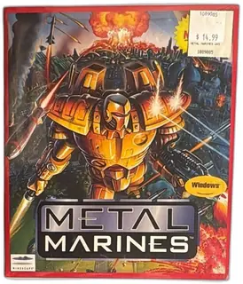 Metal Marines Big Box PC Game Windows 1993 Mindscape Namco Complete Vintage