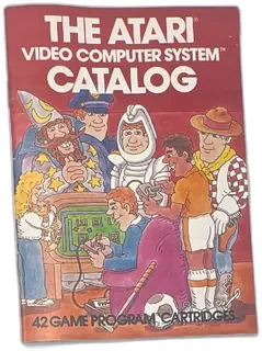 Atari Video Computer System Catalog 42 Game Program Cartridges 1981 CO16725 Rev A