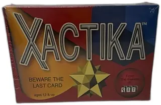 Xactika Card Game 2002 Set Enterprises New Sealed Trick Bidding Ages 12 Up