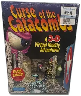 Curse Of The Catacombs 1993 PC Big Box Game Sealed Dual Media IBM Tandy