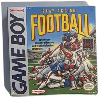 Nintendo Game Boy Play Action Football Sealed 1990 First Print Vintage