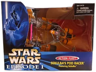 Star Wars Episode I Action Fleet Sebulba's Pod Racer with Sebulba Figure 1999