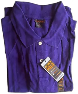 Cherokee Ultimate Polo Shirt XL Grape Escape Purple NWT 100 Percent Cotton