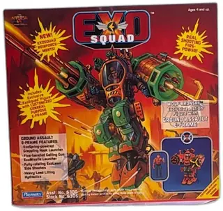 Exosquad Wolf Bronski Ground Assault E-Frame Action Figure Playmates 1994 MIB