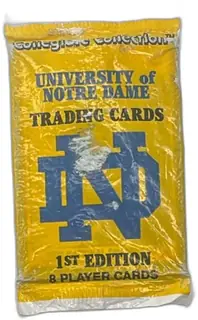 University Notre Dame Collegiate Collection 1st Edition 8 Player Pack Sealed