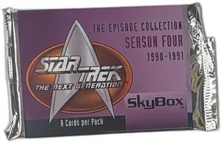 Star Trek TNG Season Four 1990-1991 SkyBox Trading Cards Pack Sealed New