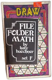 File Folder Math Set F By Katy Buechner Vintage Educational Math Activity Sealed