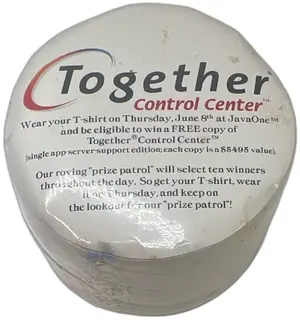 Together Control Center JavaOne Promo Compressed T Shirt Software Swag Vintage White