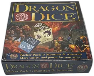 Dragon Dice Kicker Pack 1 Monsters And Amazons TSR 1995 New Sealed Box