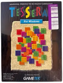 Tessera For Windows PC Game Sealed Vintage 1993 Puzzle By Gametek 35 Floppy