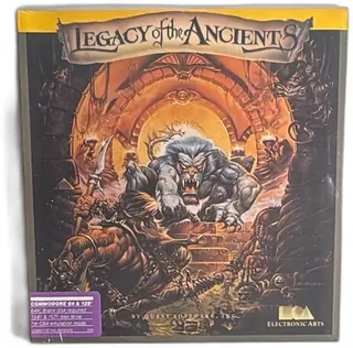 Legacy Of The Ancients Commodore 64 128 Big Box RPG Game Electronic Arts