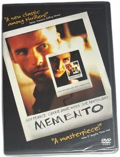 Memento DVD Christopher Nolan 2001 Guy Pearce Carrie Anne Moss Sealed New